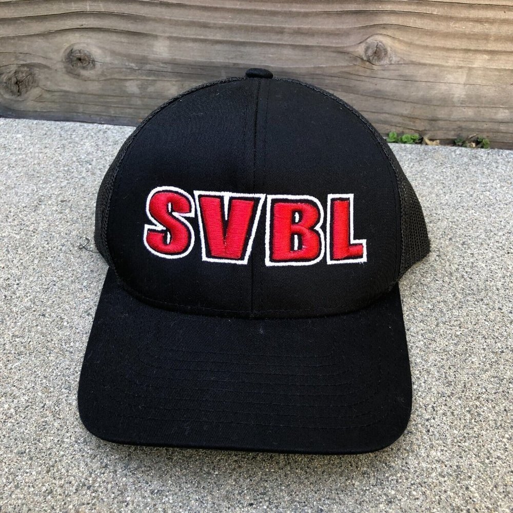 PACIFIC HEADWEAR Simi Valley Baseball Trucker Hat Men's Black Adjustable Cap CA 